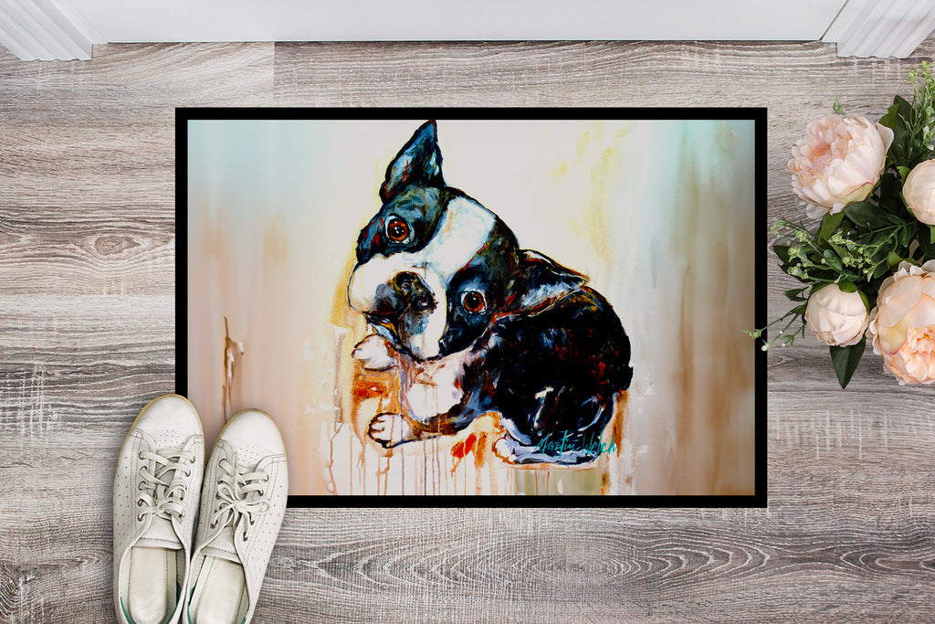 Boston Terrier The Look Doormat-1
