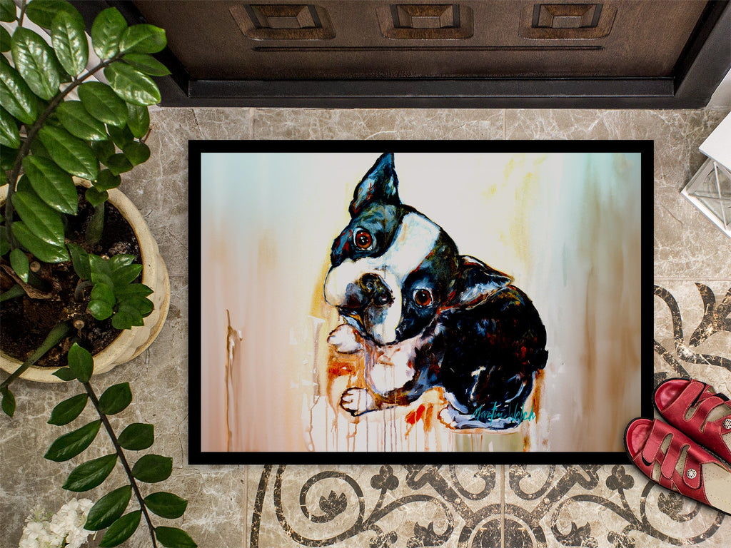 Boston Terrier The Look Doormat-2